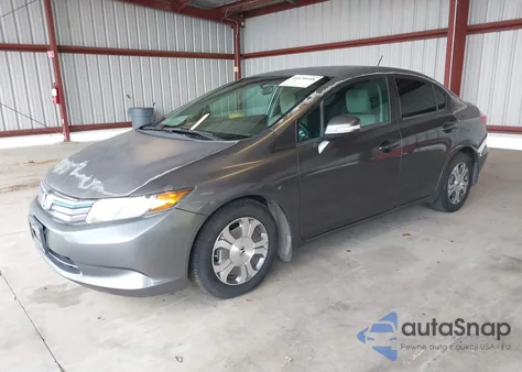 2012 Honda Civic Hybrid из США, поврежденный, VIN JHMFB4F28CS005278